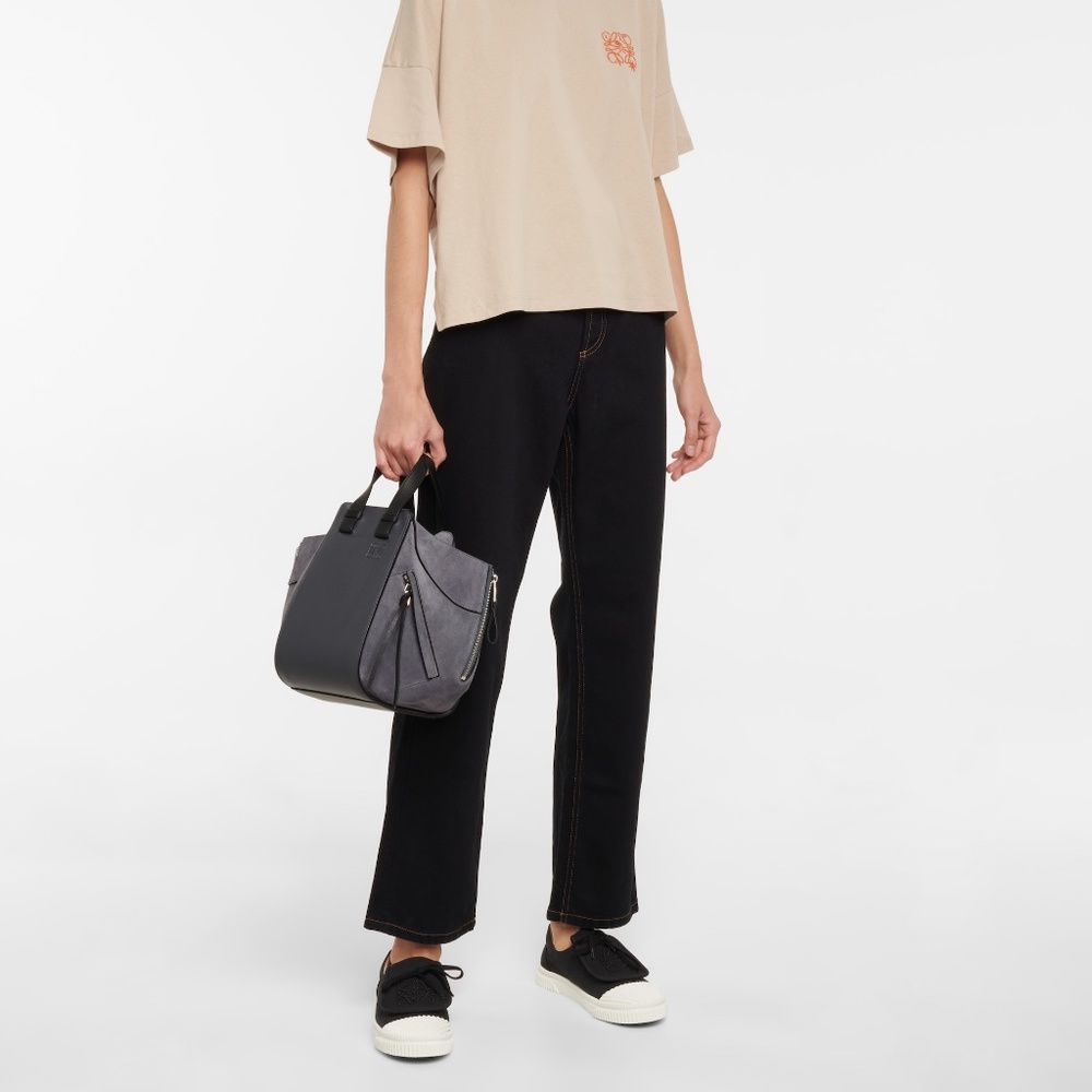 LOEWE Anagram Flap Sneakers in Black Canvas Size EU 40 / US 10 - Picture 7 of 8